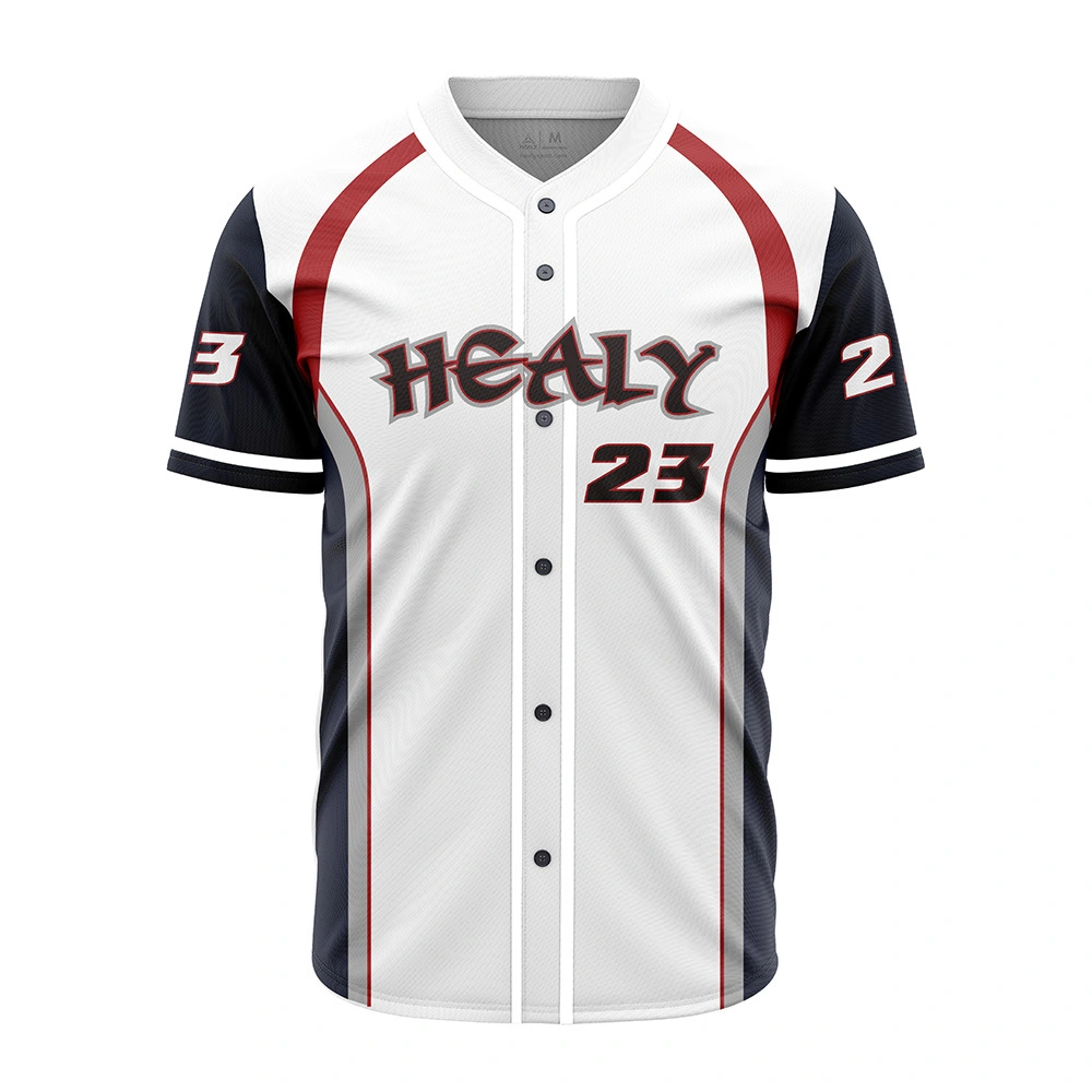 Baju Besbol Tersuai Tersuai Healy Baju Mesh Grafik Tersuai untuk Penggemar Sukan Sekolah Lama 1