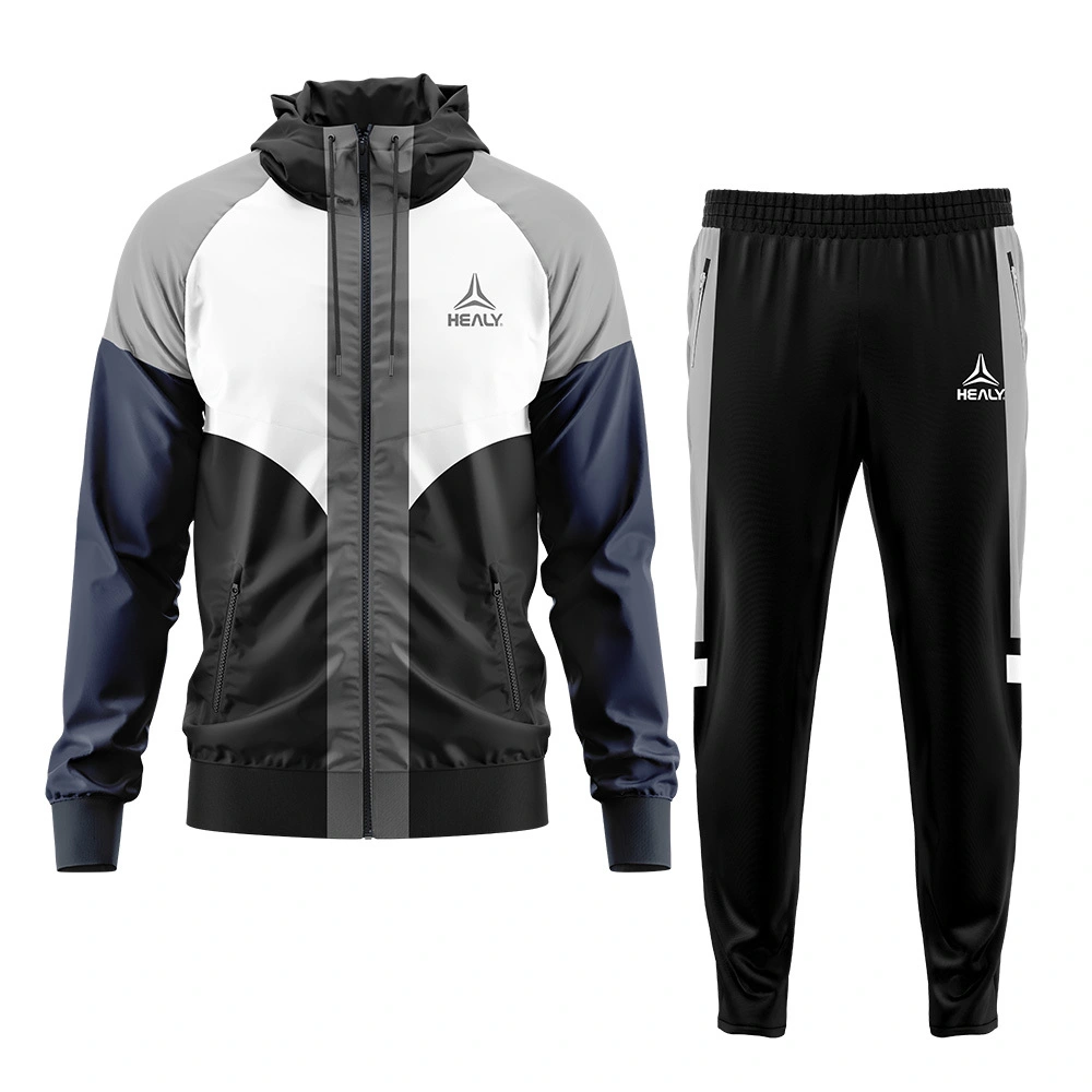 Healy folslein oanpaste streetstyle trainingspakken kleur-oanpaste kapuzen foar moadebewuste sneakers 1
