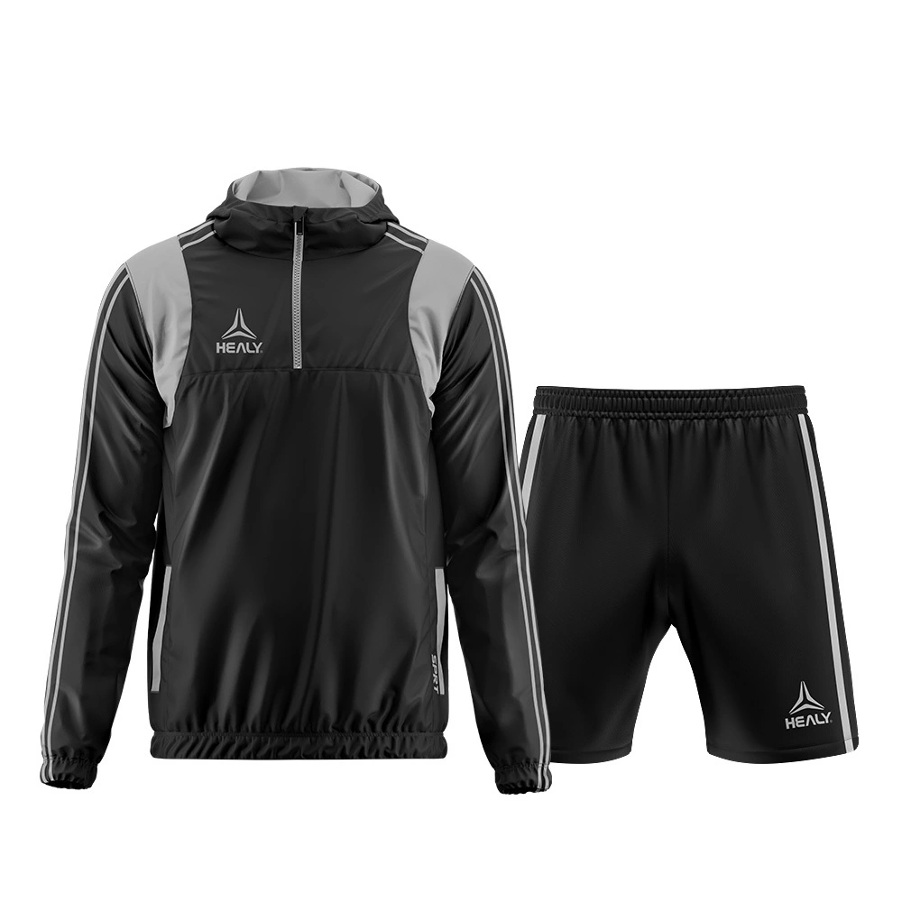 Healy op maat gemaakte lichtgewicht trainingspakken, ademende sets met capuchon voor training in de sportschool en buiten 1