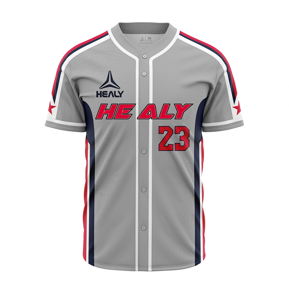 Jersey Baseball Ringan Klasik kanthi Tekstur Khusus 1
