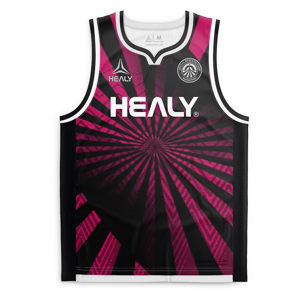 Healy Street Style Radial Jersey Durable Gbẹ Fit Agbọn Shirt fun ẹjọ ati Casual 1