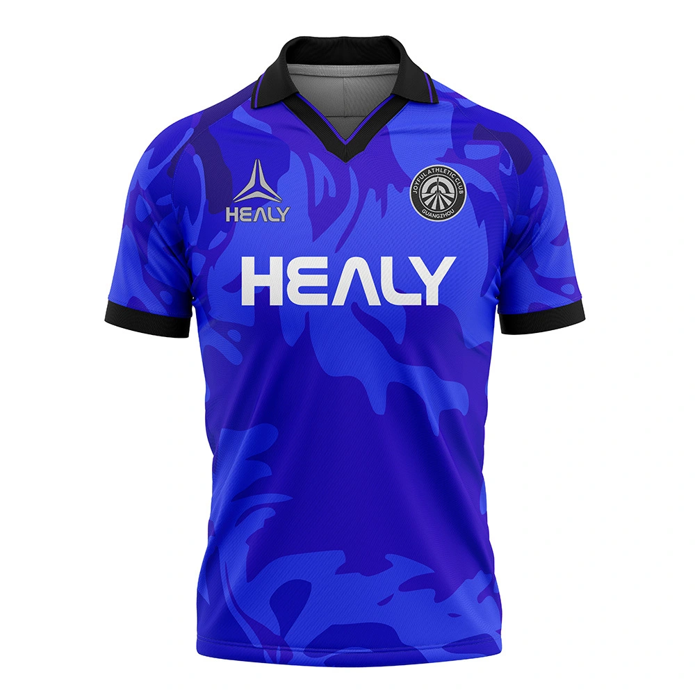Gratis Design Stylescht Fussballtrikot mat bloem Camouflagemuster UV-Schutz Fussball T-Shirt Trendy Fussballuniform 1