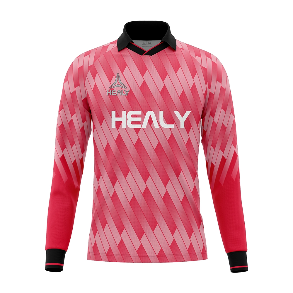 Samarreta de futbol retro de color rosa V a l&#39;engròs animada, samarreta de futbol vintage moderna per mantenir calenta, samarretes de polo esportives per a adults 1
