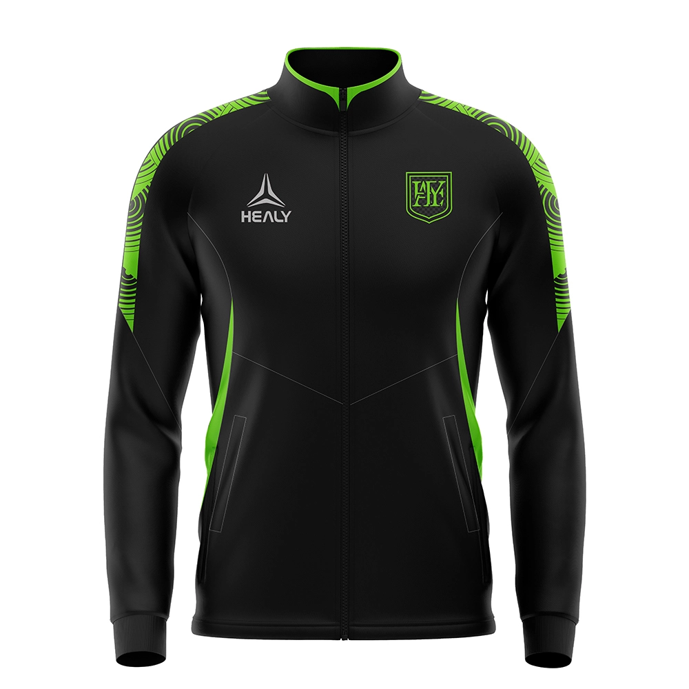 HEALY Fully Tailored High Performance Zip Up Football Jacket Soccer Sporty Men's Jacket for Training Sessions 1