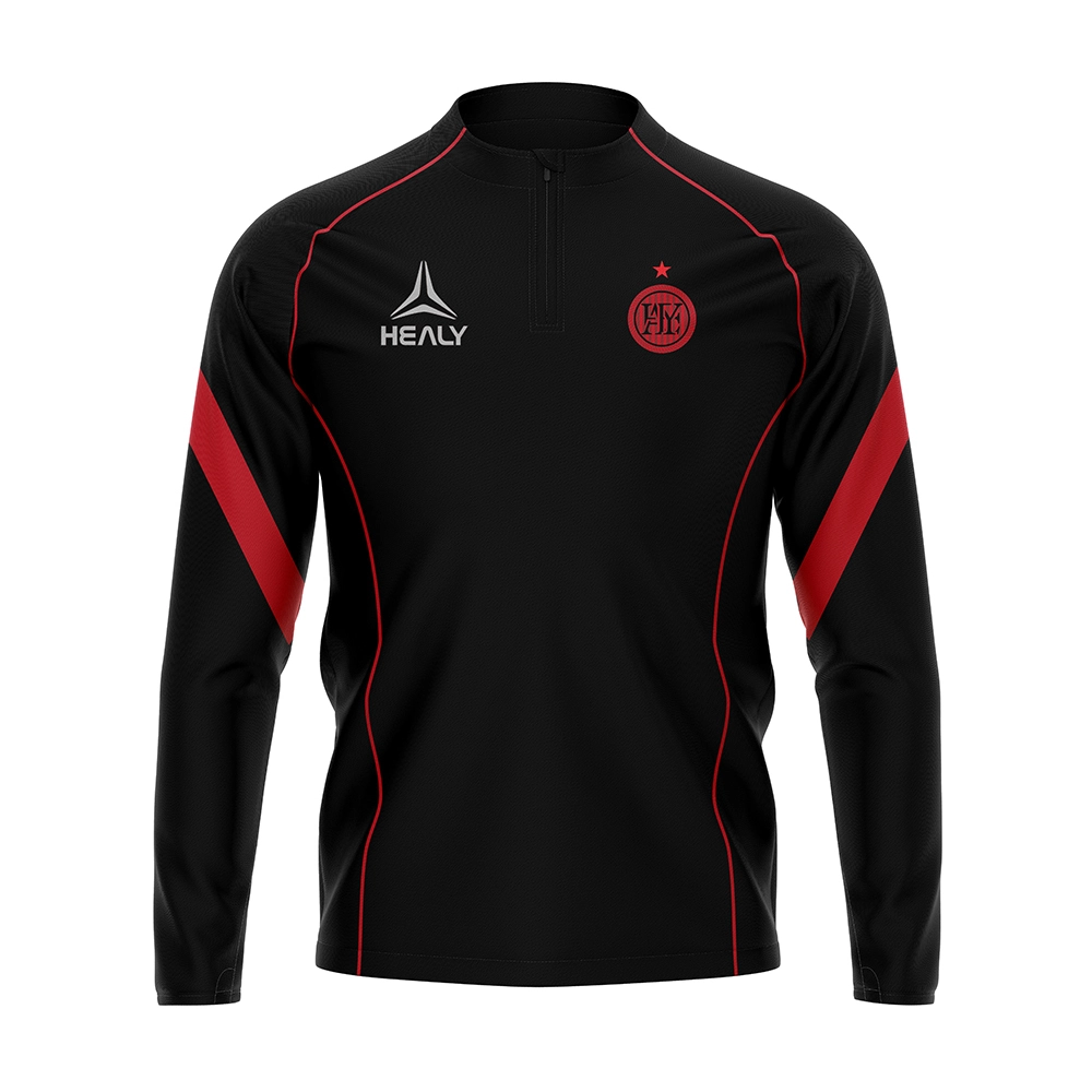 HEALY Free Design Durable Half - Zip Football Jacket Windproof Soccer Jersey Premium Athletic Jacket for Clubs 1