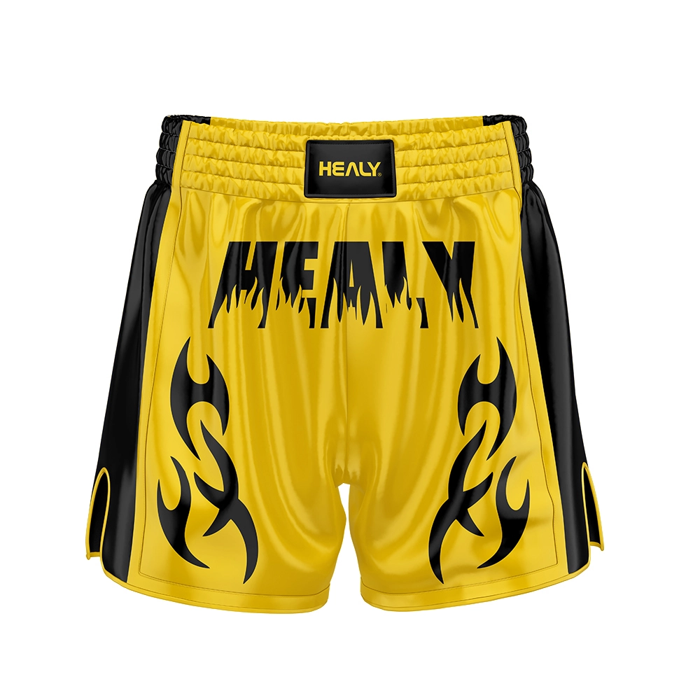 HEALY Chòt boksè pèsonalize pou gason ki gen gwo elastisite, chòt konba MMA dirab pou konpetisyon atletik 1