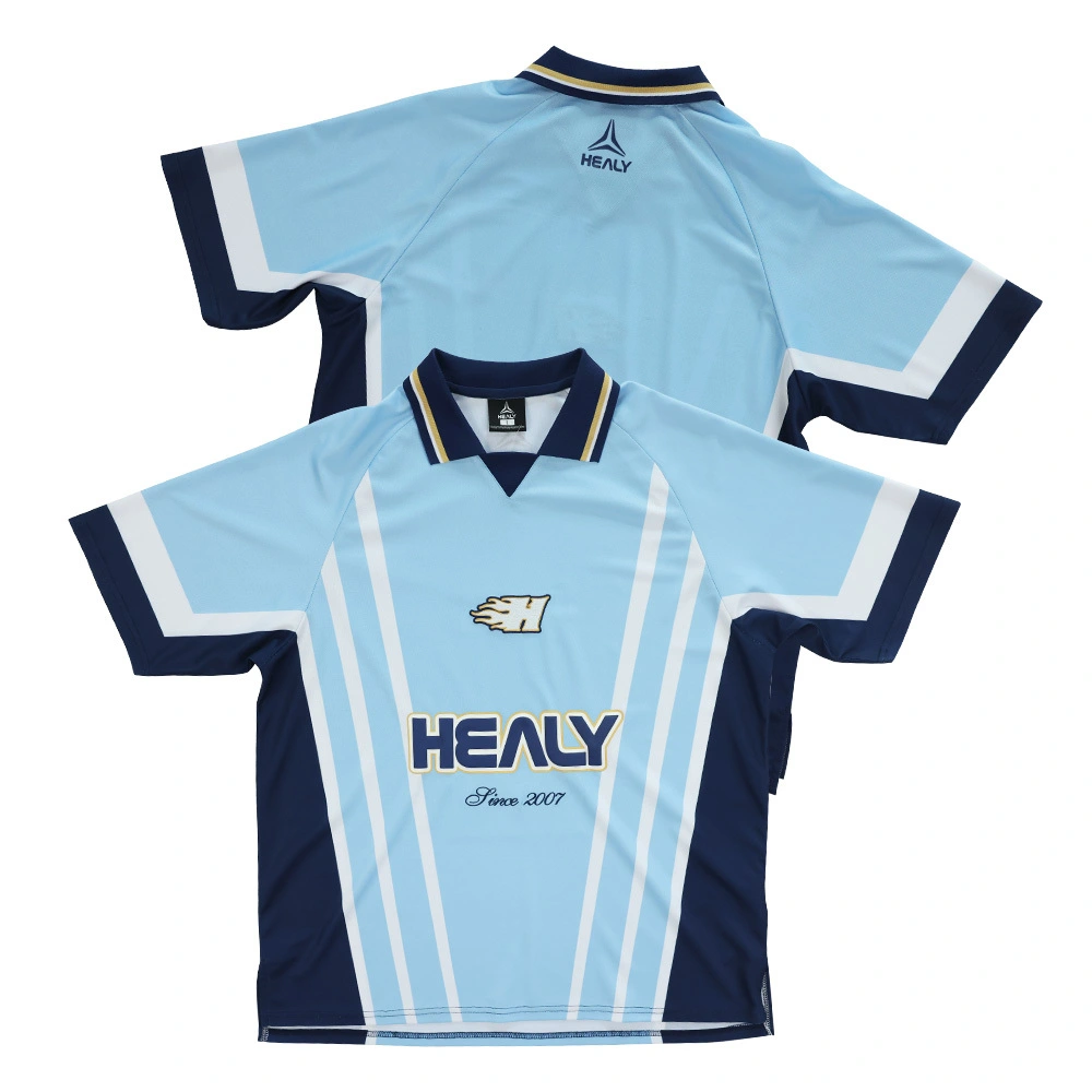 Жөнөкөй Elegant Vertical Stripe Футбол Ретро Джерси Vintage Passion Америка футболу Поло V-Мойну Полиэстер Көчө кийими 1