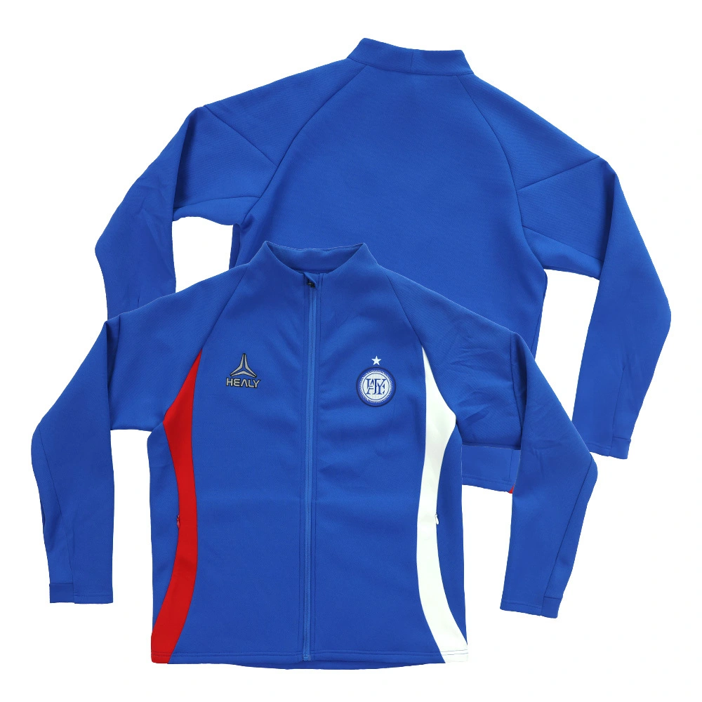 HEALY Personalized Zip-Up Retro Football Jacket Custom Soccer Track Jacket Yakareba-Sleeve Soccer Jersey Yekudzidzisa 1