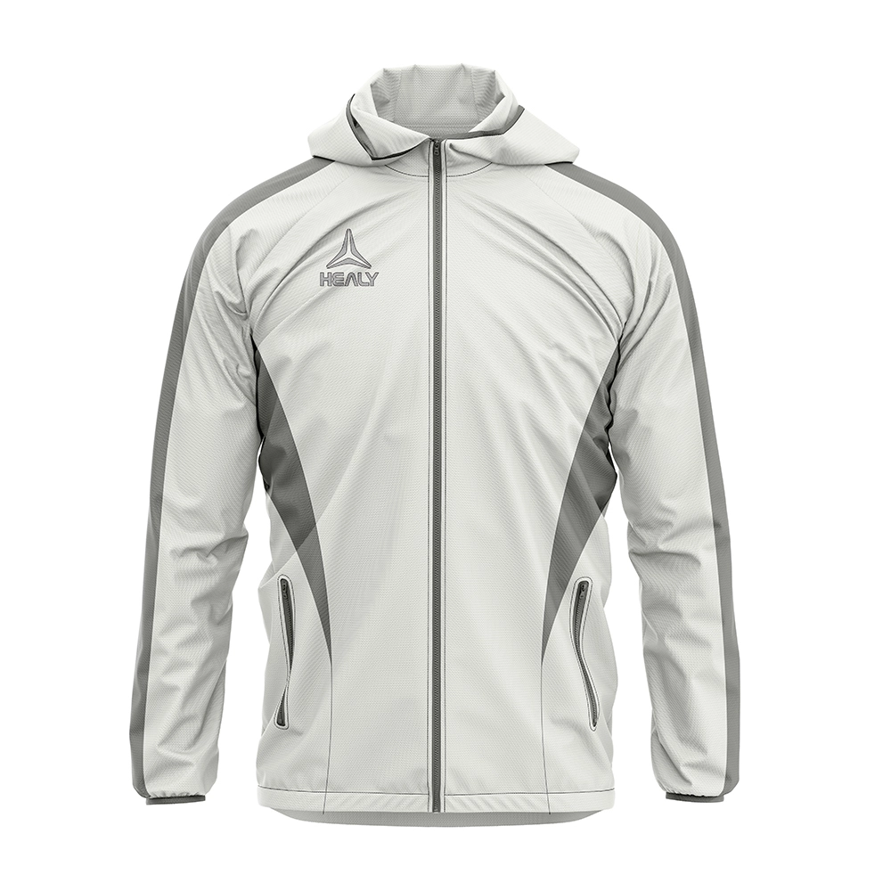 HEALY 2025 Hot Sale Wanddicht Härenjackett Personaliséierbar Liichtgewiicht mat Kapuzen Athletikstil Vollverschluss Trainingsmantel fir Casual Wear1 1