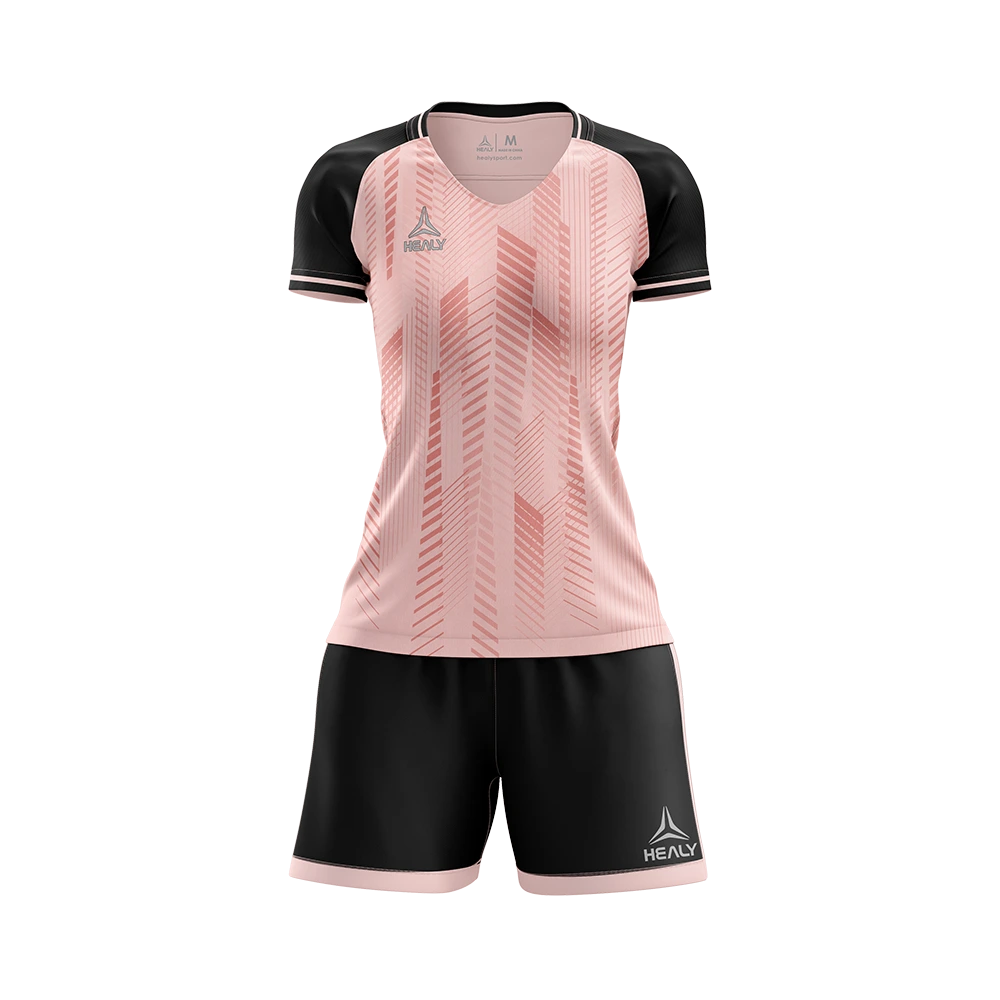 Healy Sweet-cool Style Color Block Slim Fit Women Soccer Jersey 26 Summer Quick Dry Breathable Lightweight Women Sport Kits 1