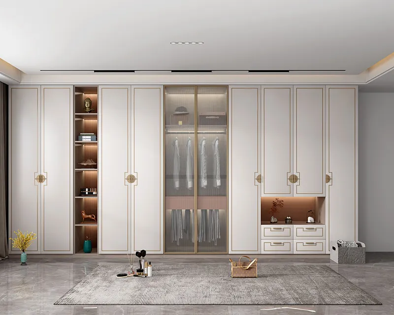 Решения для гардеробных в спальне. Комплект мебели для спальни оптом - VEBOS 3