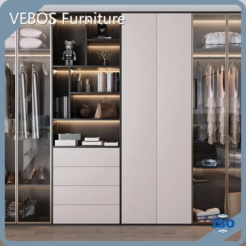 Решения для гардеробных в спальне. Комплект мебели для спальни оптом - VEBOS 1