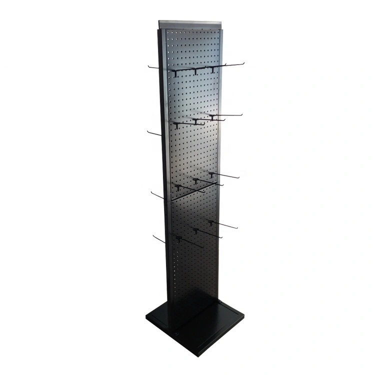 Freistehender 2-seitiger Metallhaken-Stecktafel-Hängepräsentationsständer-Haken-Präsentationsständer 1
