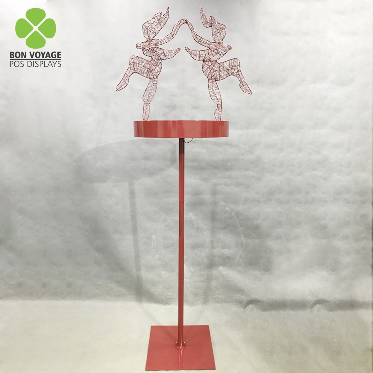 Розничная продажа Pos Pop Up Metal Pole Topper Супермаркет Подставка для вина и спиртных напитков с подсветкой 3