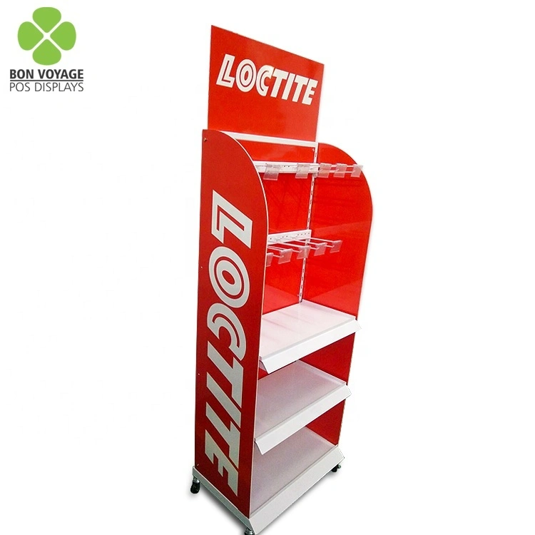 Bodenst änder Supermarkt Pos Geschenke & Zubehör Display Regal mit Metall-Hänge haken 1