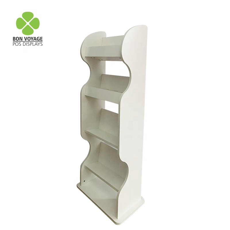 Tilpasset Retail Pos Pop salgsfremmende 5 hylder Plakat Display Stand Rack 4