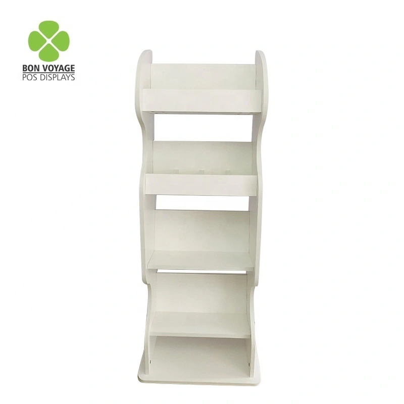 Customized Retail Pos Pop Promotional 5 Shelves Poster Display Stand Rack 1