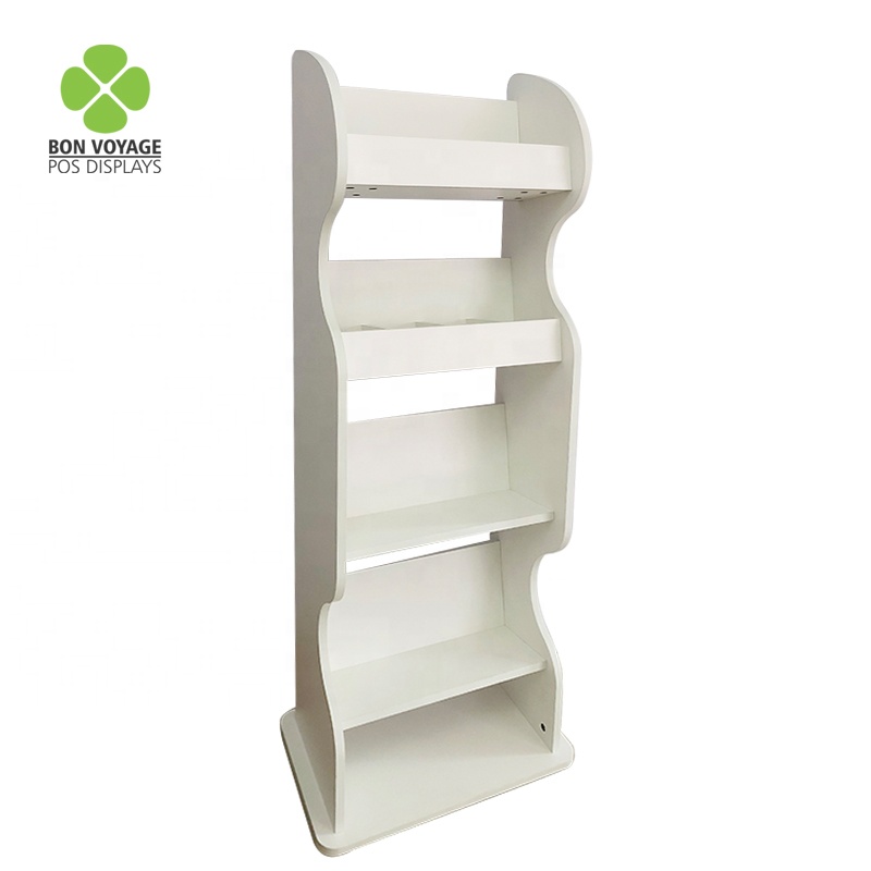 Tilpasset Retail Pos Pop salgsfremmende 5 hylder Plakat Display Stand Rack 3