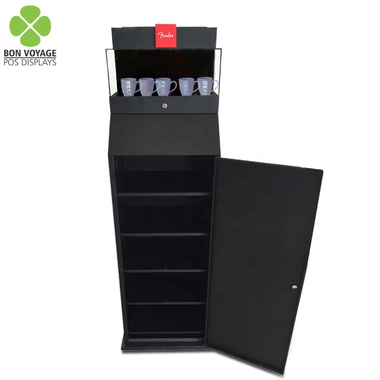 Free Standing Retail Store 3 Tiers Wine Bottles Metal Shelves Whisky Beverage Beer Racks Display With Wheels 6