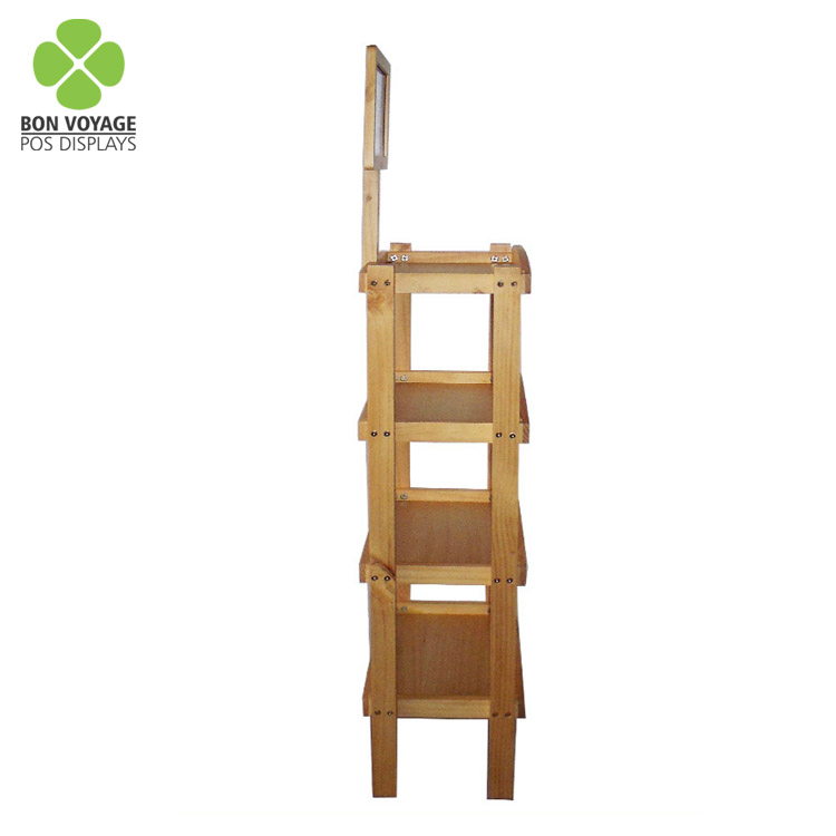 Pop Wood Beer Display Stand i god kvalitet til detailbutik 5