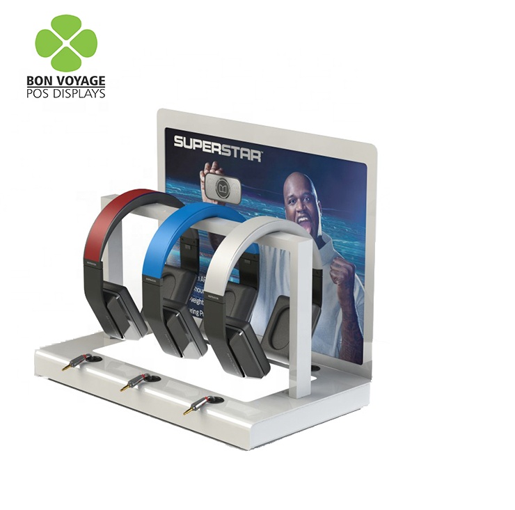 خشبية كونترتوب Pos Pop Up ملحقات الهاتف المحمول والكمبيوتر اللوحي 4