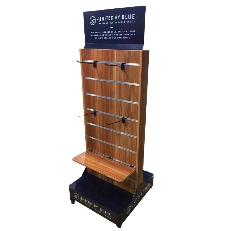 Einzelhandels-Pos-Promotion-Metall-Bodenständer für Handy-Zubehör, Ausstellungsregale, Hängehaken, Socken-Präsentationsständer mit Rädern 1
