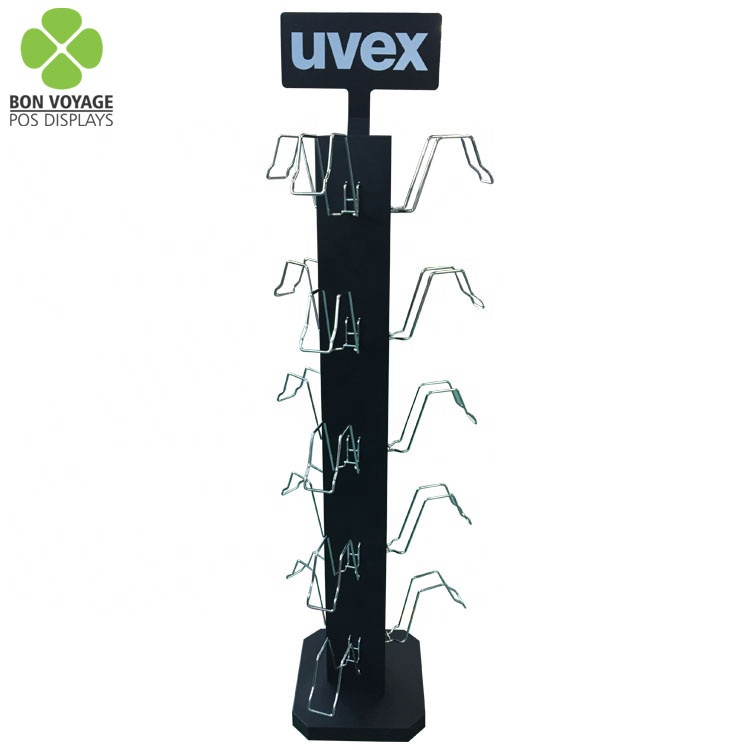 Motorcycle Helmet Display Rack Stand Floor Safety Helmet Metal Display Rack