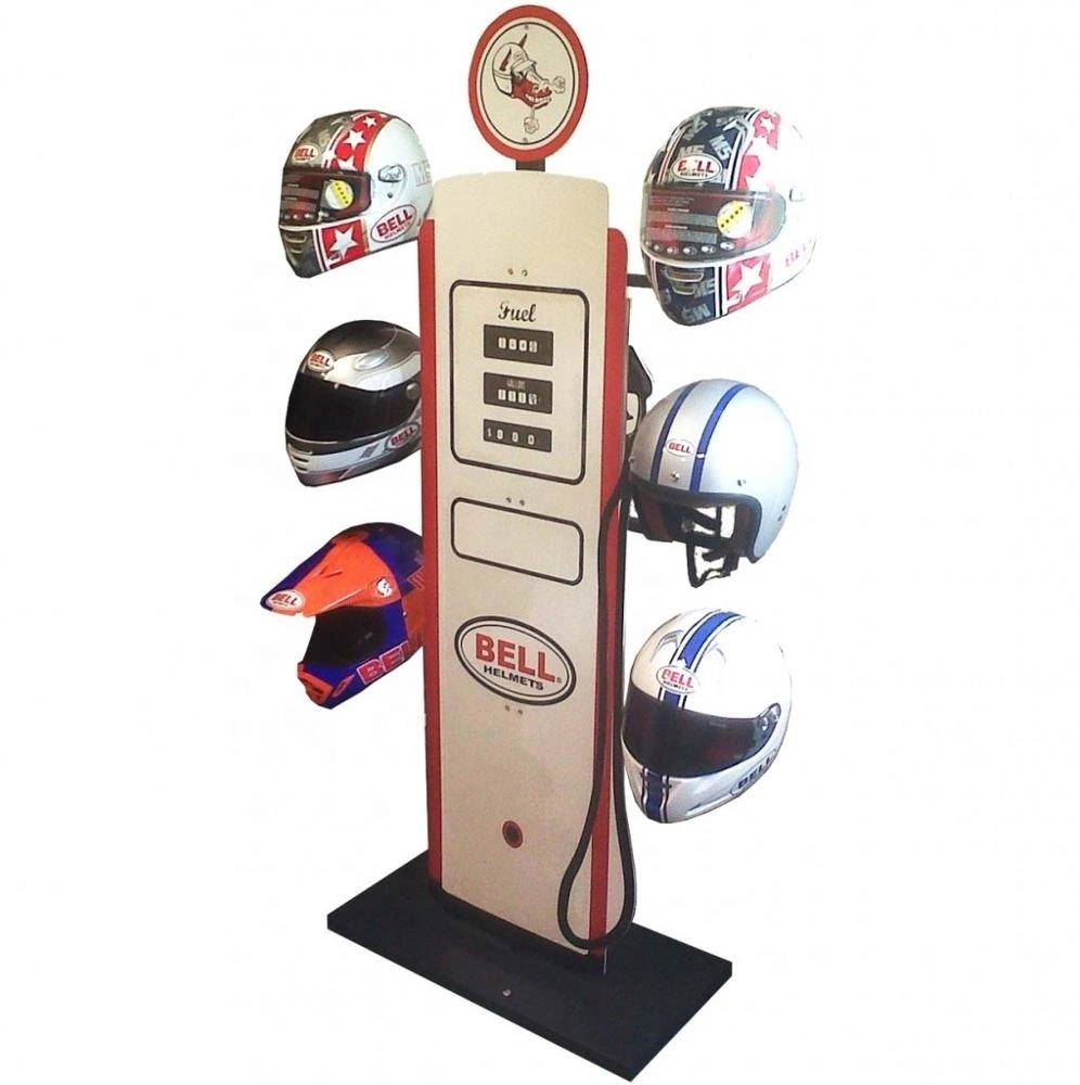 Motorradhelm-Präsentationsständer, Bodenschutzhelm, Metall-Präsentationsständer 1