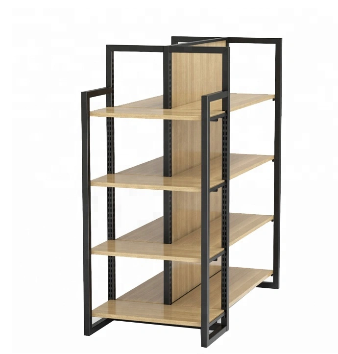 Kleiderständer für Bekleidungsgeschäfte aus Holz und Metall 1