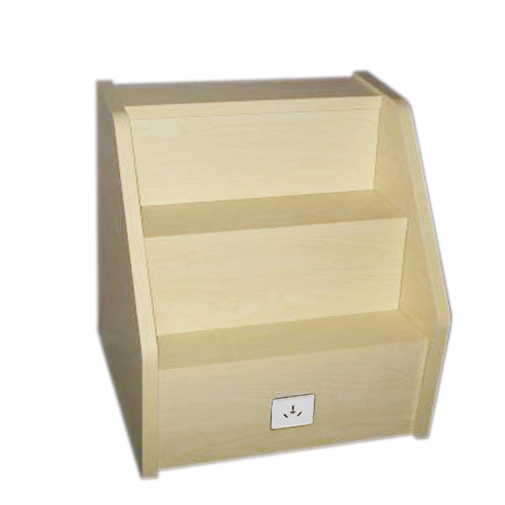 Umschaltbarer Thekenständer aus Holz für Schuhe 1