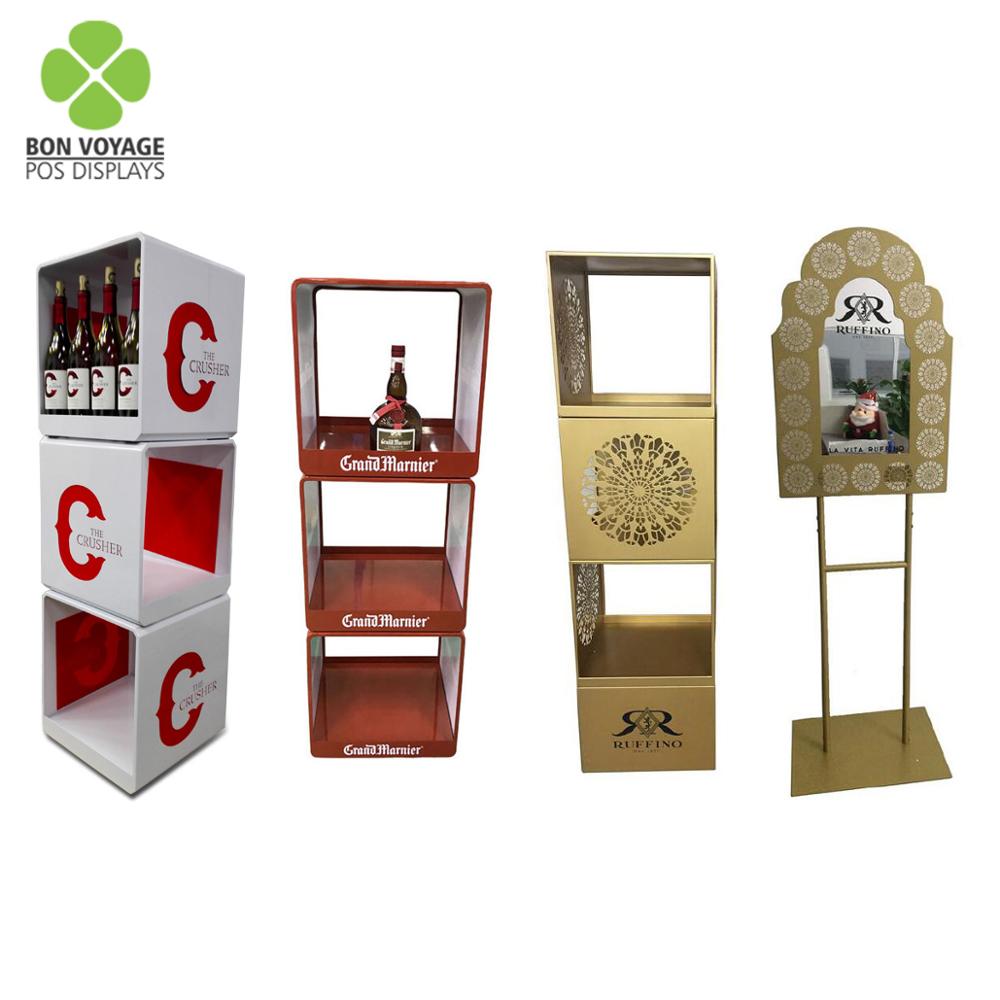 Soporte de exhibición de productos de peluquería de metal personalizado Pos 7