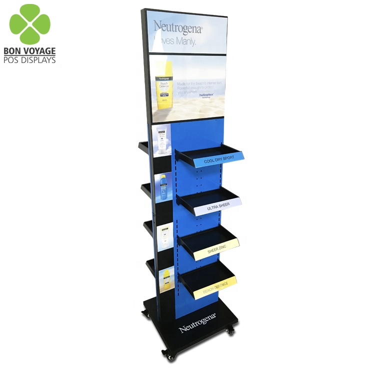Espositore per profumi di lusso Espositore nero Espositore facile da montare 3