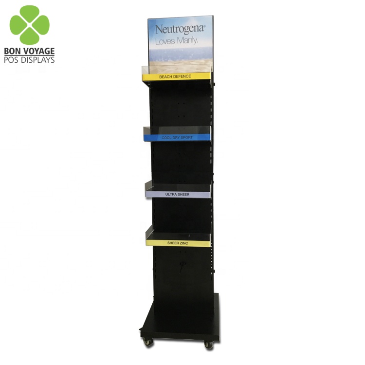 Espositore per profumi di lusso Espositore nero Espositore facile da montare 4