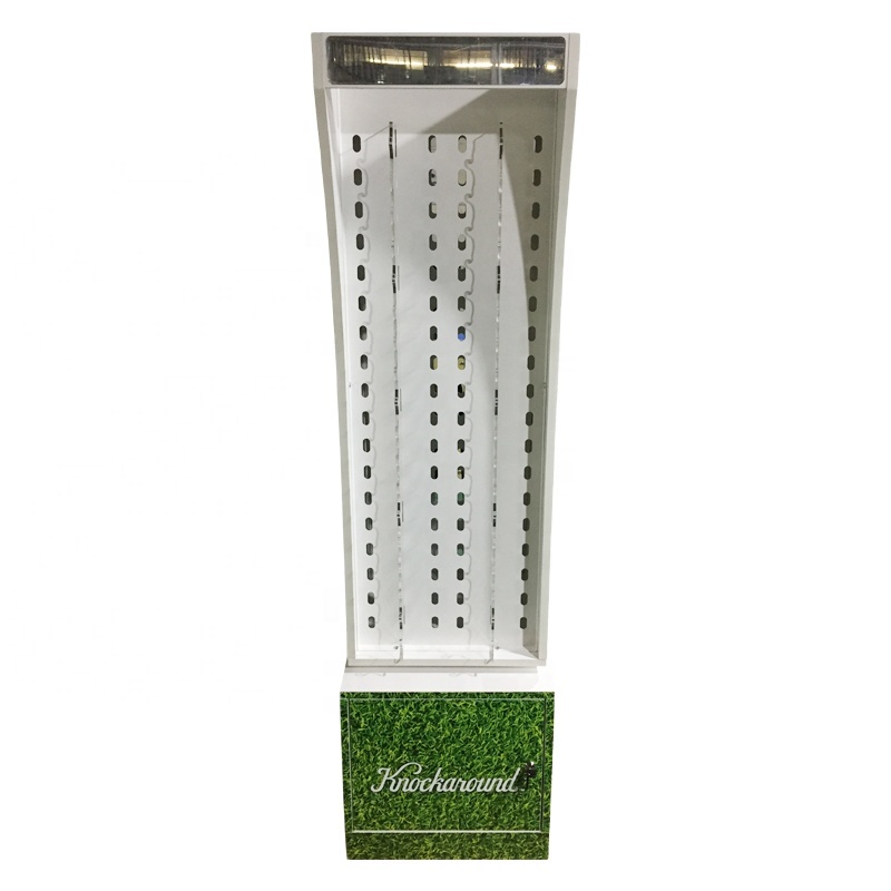 Wooden Floor Sunglasses Eyewear Display Stand For Optical Shop With Custom Service And Rotated Base 1