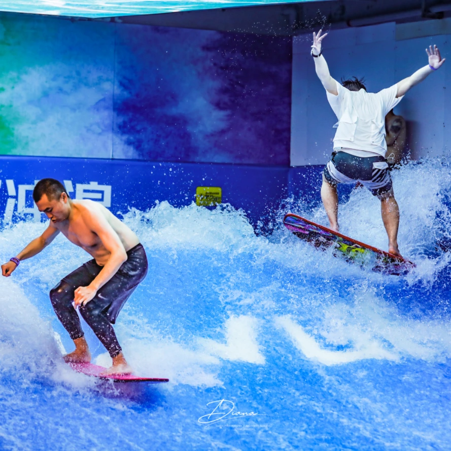 Flowlife Amusement Park Products Water Play Máquina de surf 1