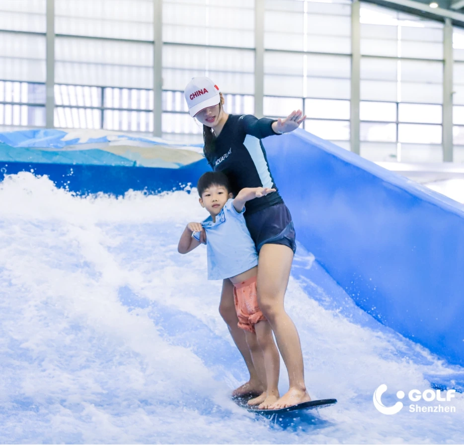 Parque acuático de patio interior Flowlife para niños y adultos Fabricante Simulador de surf 1