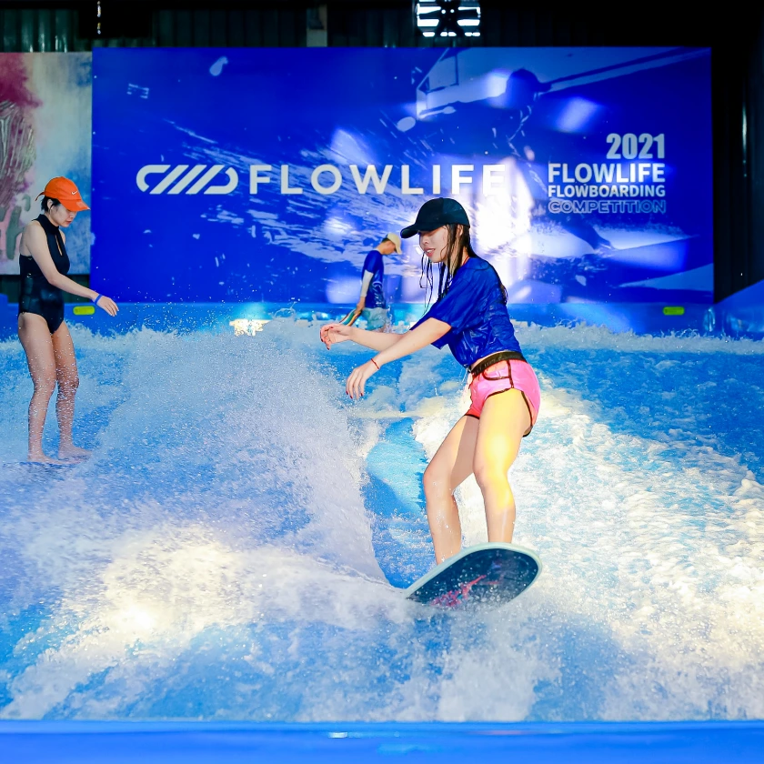 Flowlife Water Sports Waterplay Surfing Wave Pool Surf Machine 1