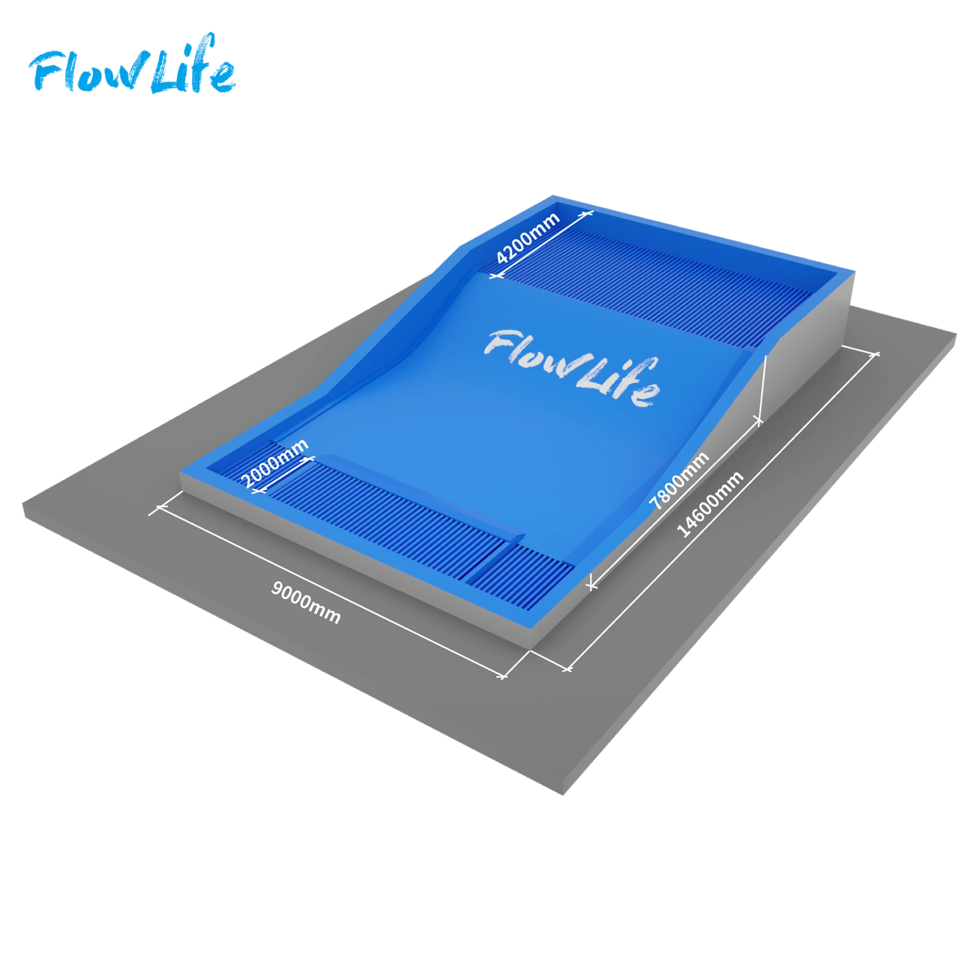 Machine de simulateur de surf artificielle à double glissière fixe professionnelle 1