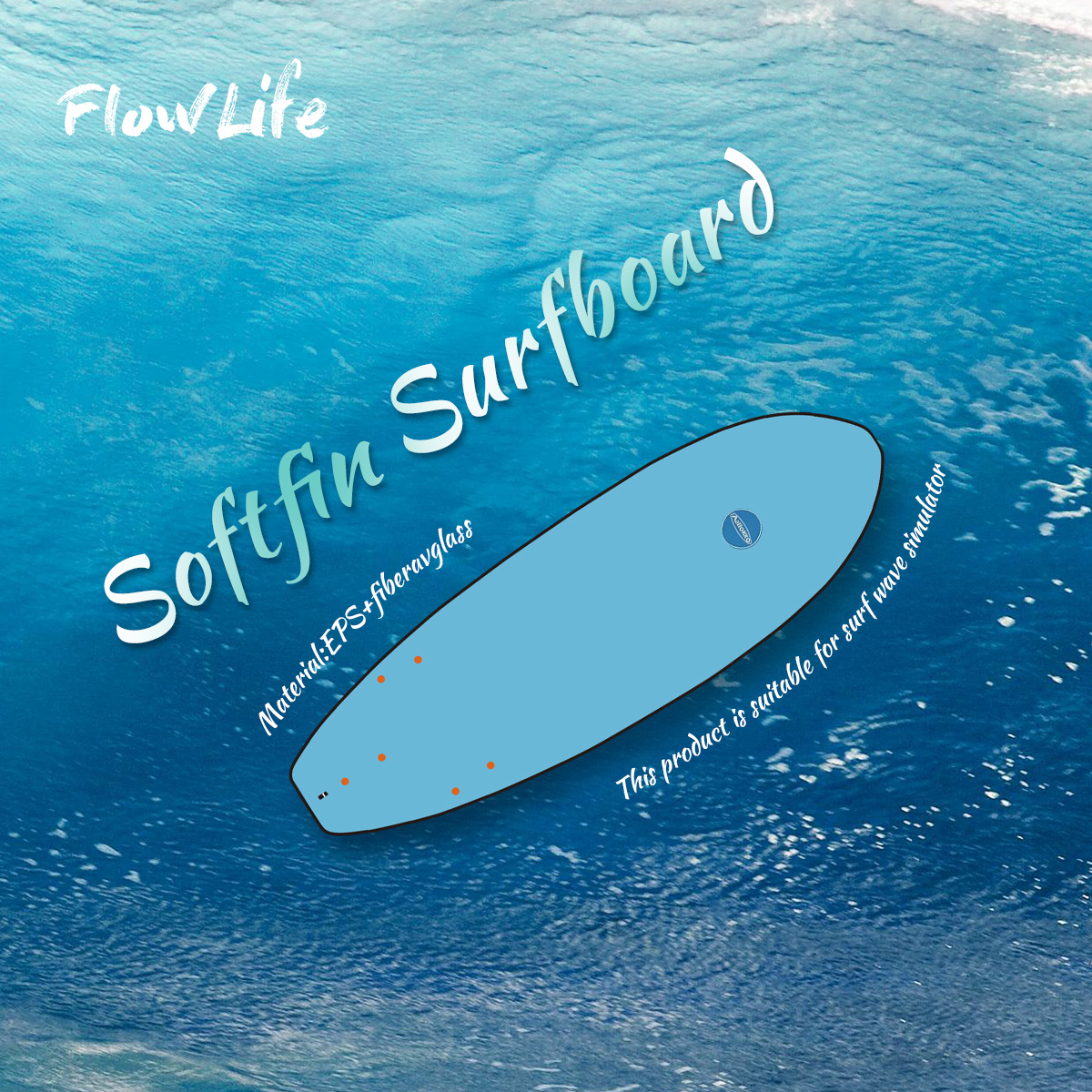 FlowLife-Soft Fin Surfboard - FlowLife