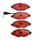 New Ceramic Disc Brake Pads Factory Auto Parts Replacement 2