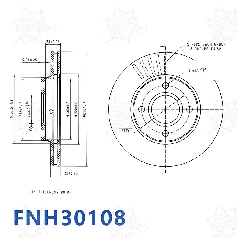 Завод тормозных дисков Frontech Бренд Производство 7