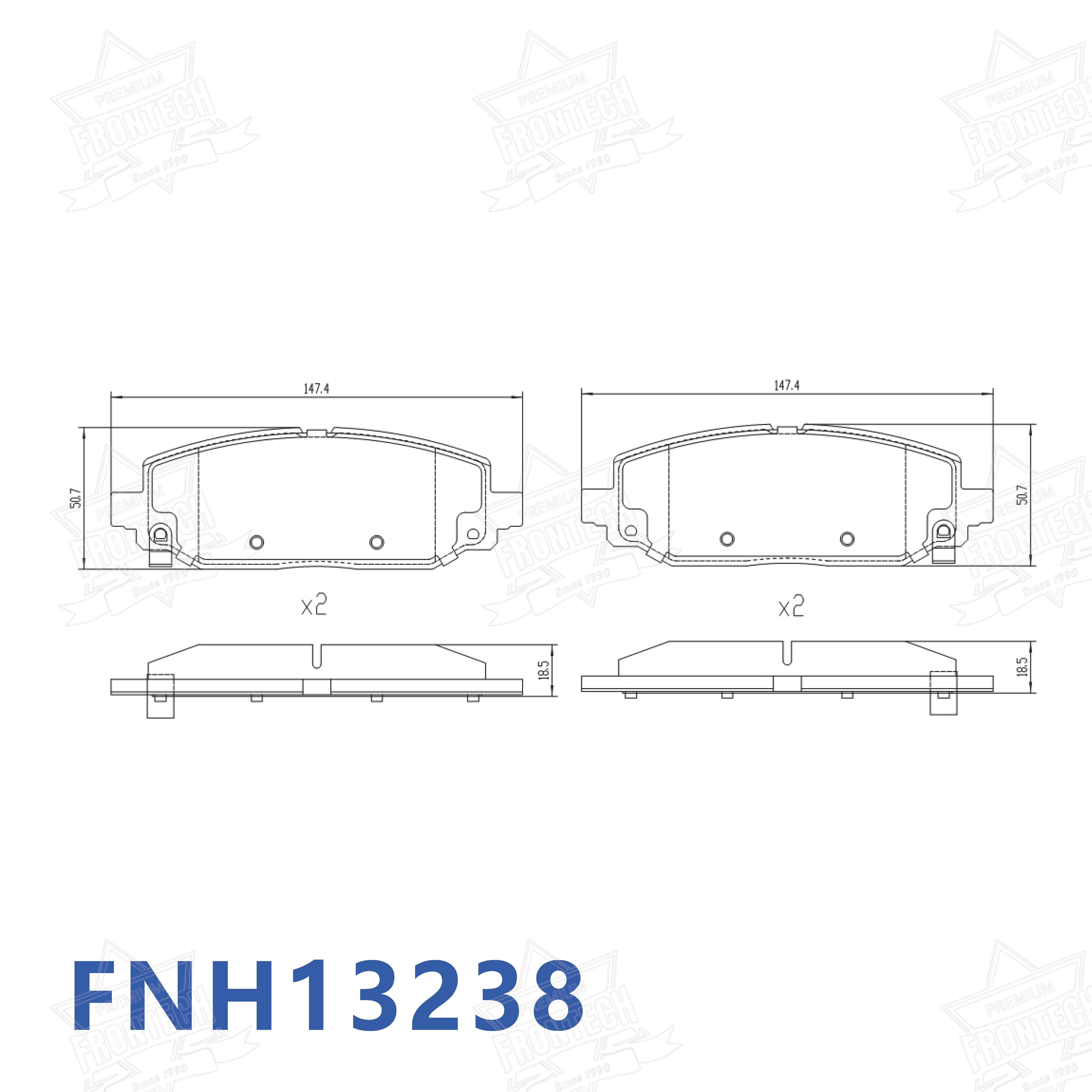 Frontech Ante fregit Pads replacement sumptus Suppliers Auto partes replacement 6
