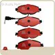 Frontech Brand Low Steel Brake Pads Factory-1 1
