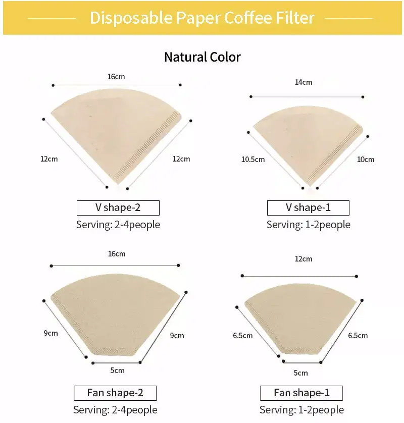 Wholesale Organic Coffee Filter Paper Tianyi Brand 4