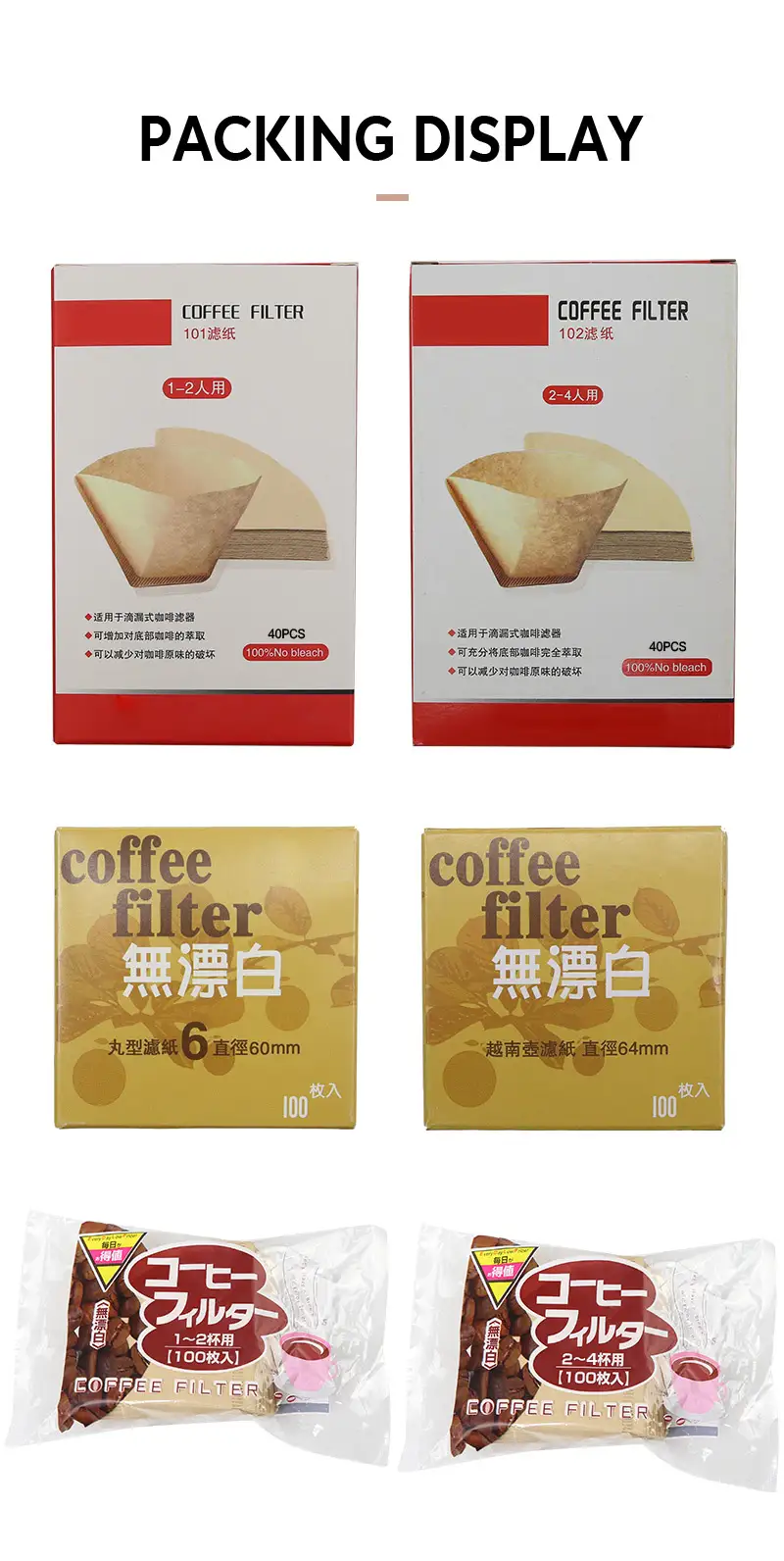 Quality Tianyi Coffee Filter Paper Brand Tianyi 6