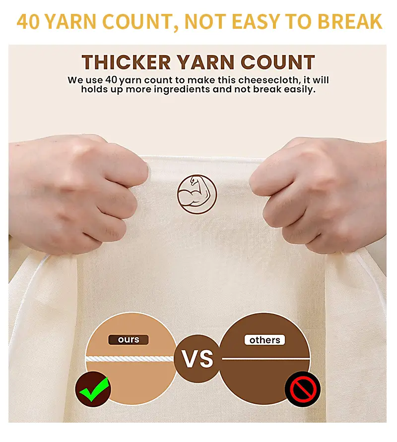 Tianyi Trusted Cheese Cloth Strainer TY-cheese Colth for Work Place 5