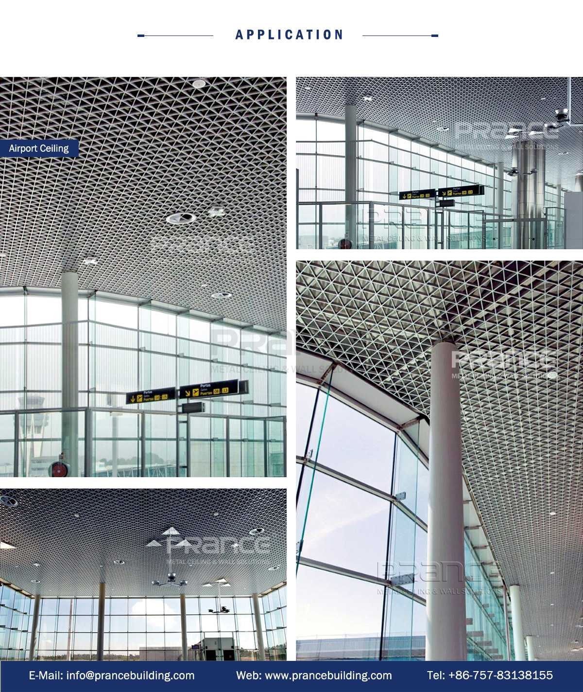 Triangle Grid Ceiling - PRANCE