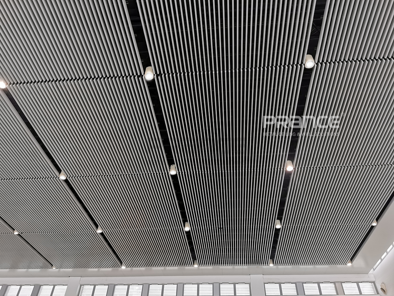Linear Metal Ceiling Design - PRANCE