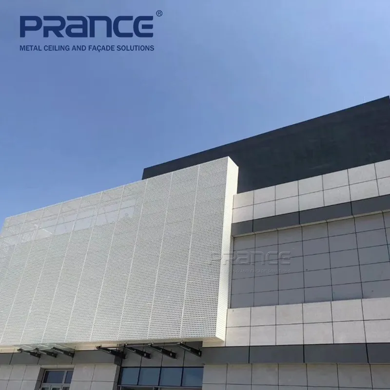 Painel sólido de fachada de alumínio com revestimento em pó da marca PRANCE África 5