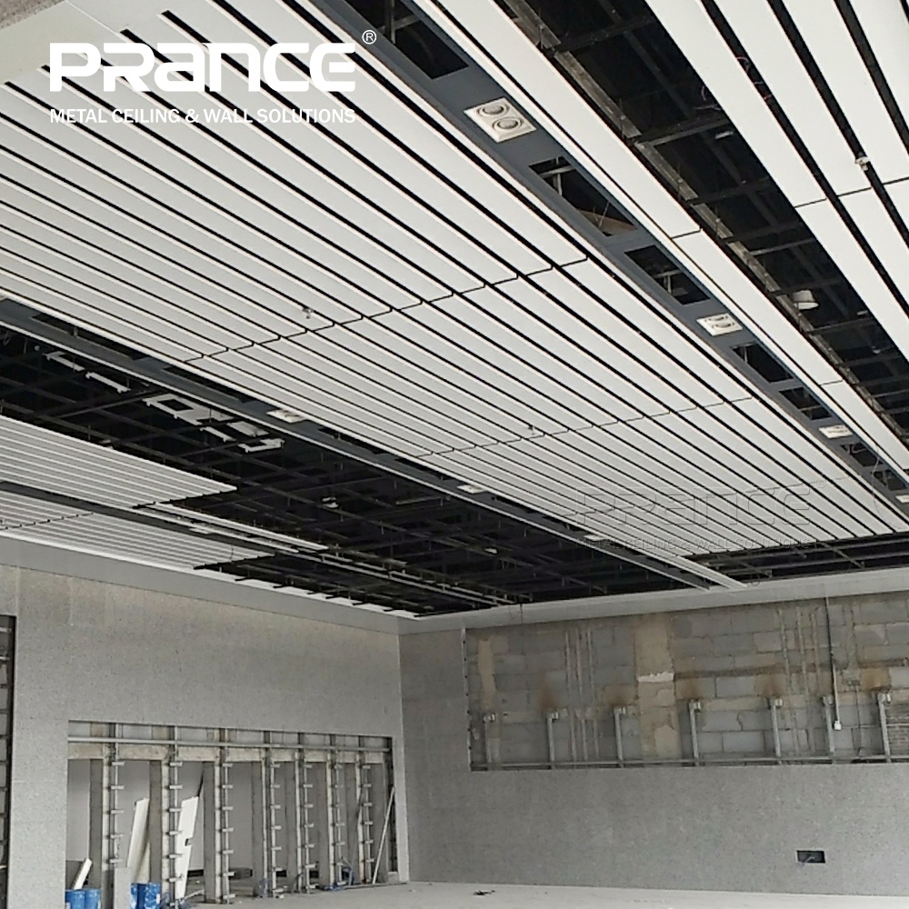Station Suspended Strip Ceiling Metal Bplank Ceiling PRANCE Ceiling
